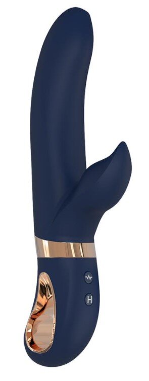 DREAM toys Vibrator Rabbit Atropos 10 Moduri Vibratii Functie de Incalzire Silicon Lichid Albastru 23 cm Goddess Collection