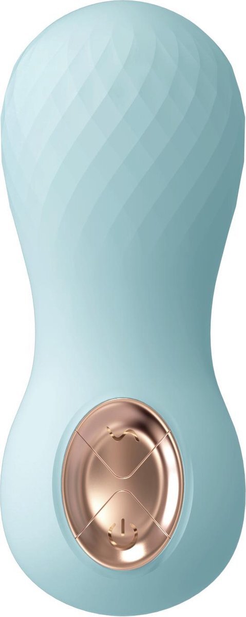 DREAM toys Vibrator Solene Silicon Dubla Densitate USB Aquatic