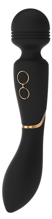 DREAM toys Vibrator Wand Elite Celine Silicon USB Negru/Auriu