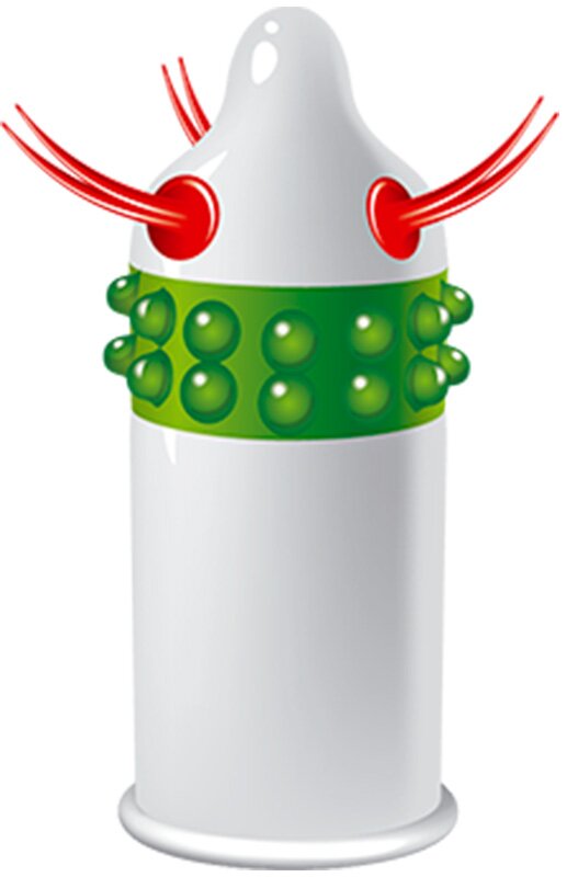EGZO 1 Prezervativ Latex Uncle Bob Medium Material
