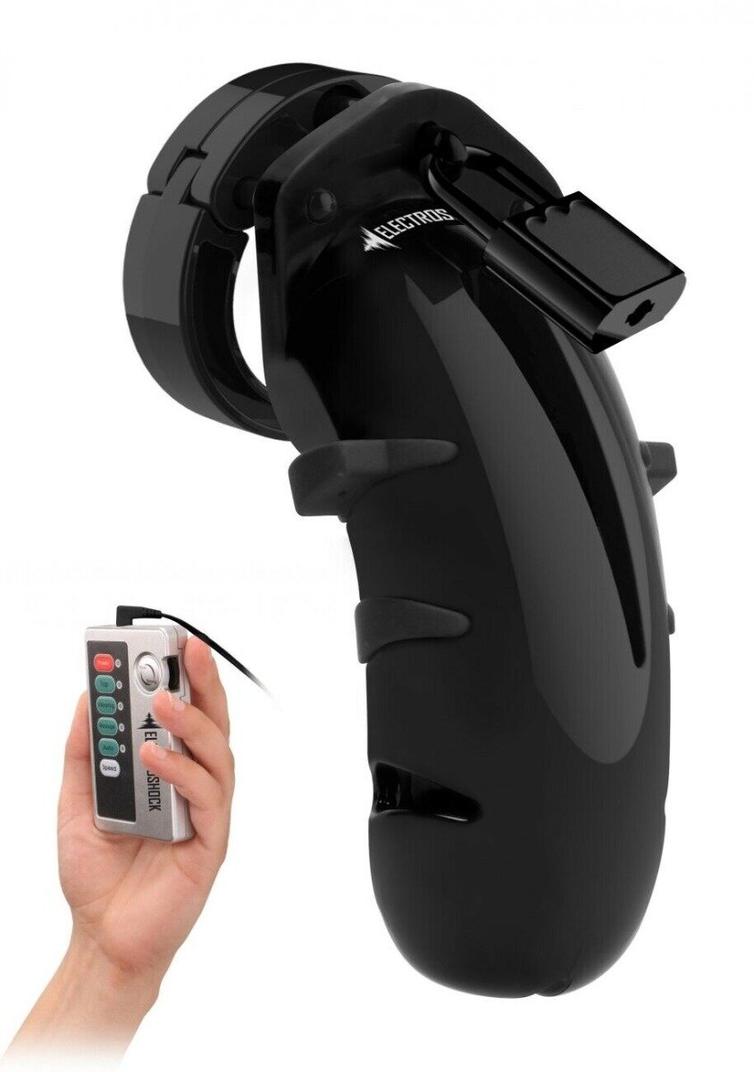 Electro Cusca Castitate shock cu Telecomanda