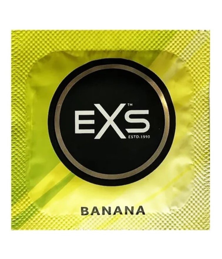 EXS 100 Prezervative Latex cu Aroma Banana