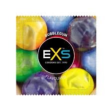 EXS 100 Prezervative Latex cu Aroma Bubblegum
