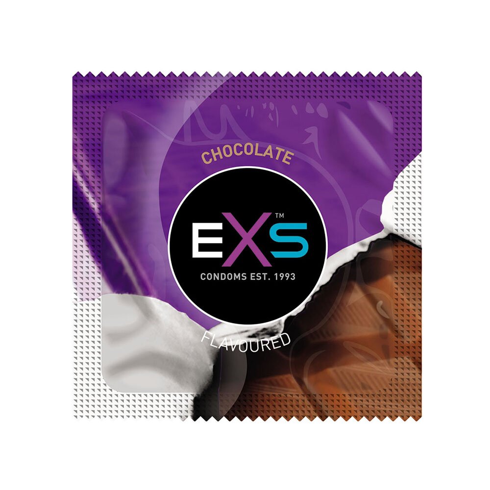 EXS 100 Prezervative Latex cu Aroma de Ciocolata