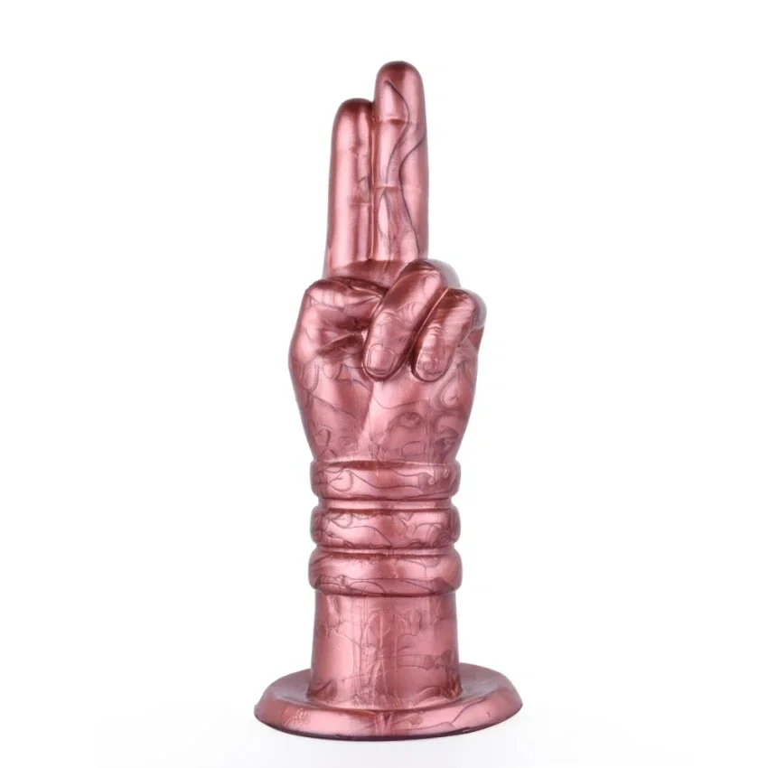 FAAK Dildo Fisting 2-Finger Silicon Lichid Aramiu 19 cm