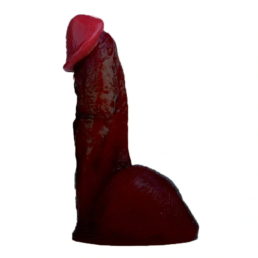FAAK Dildo Realistic Will Silicon Lichid Maro 18 cm