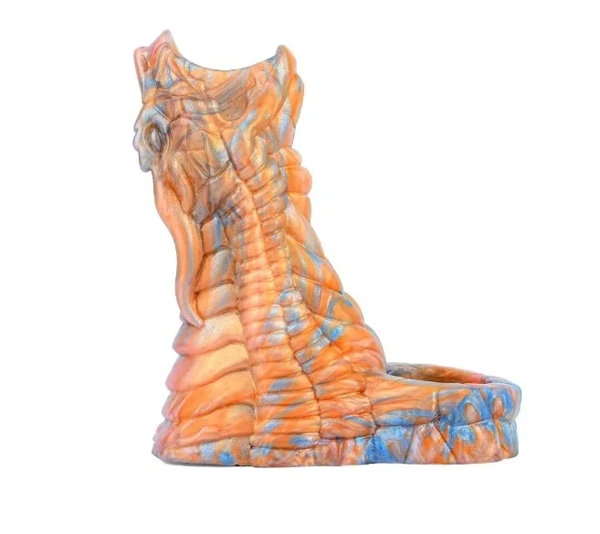 FAAK Manson Penis Bad Dragon Silicon Lichid Auriu 12.2 cm
