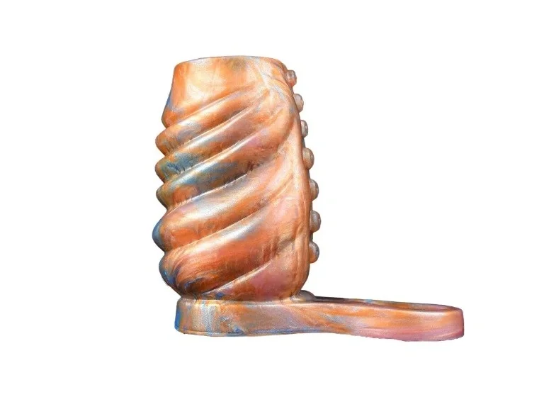 FAAK Manson Penis Smaug Silicon Lichid Auriu 11.3 cm