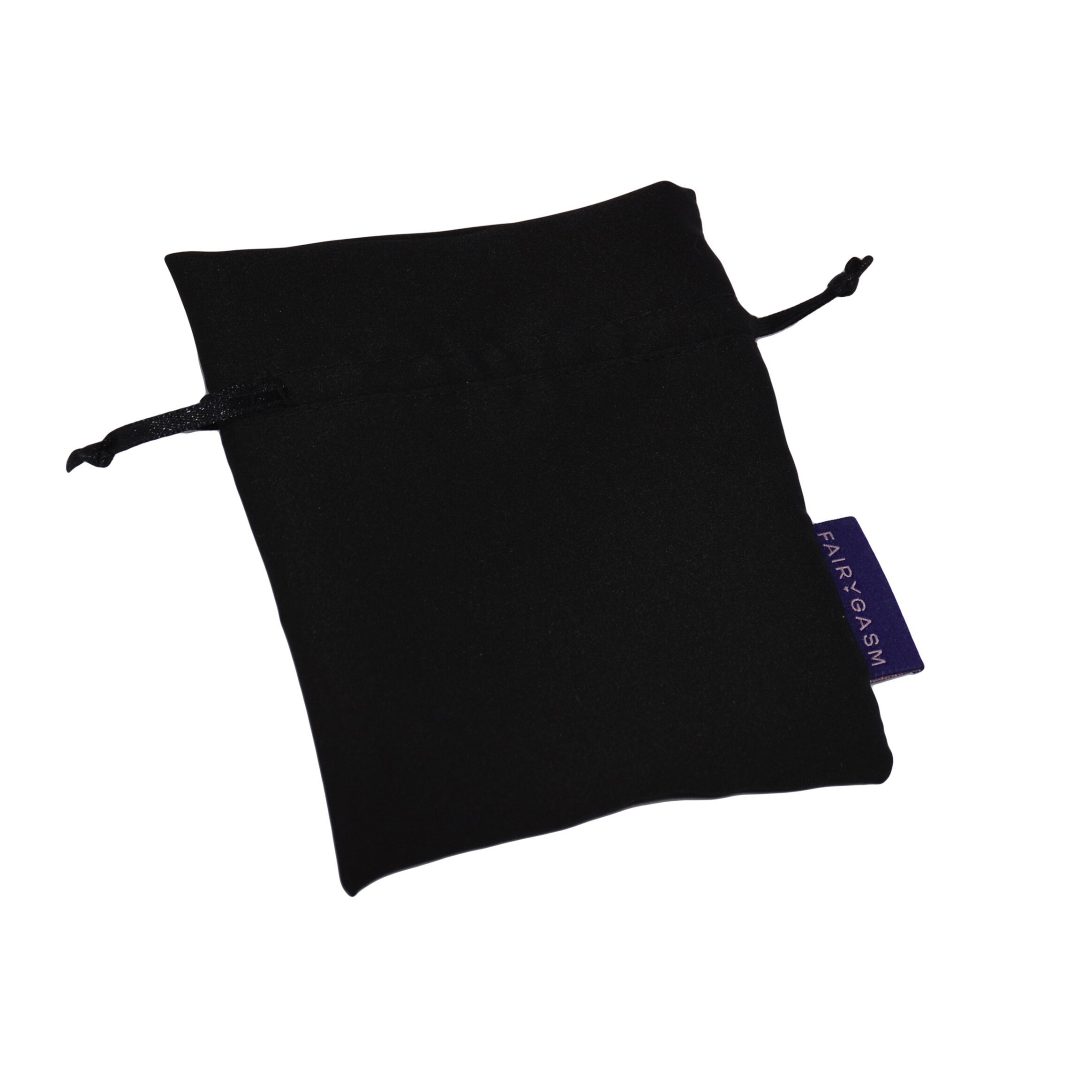 FairyGasm Saculet Satinat pentru Depozitare Negru Small 12x10 cm