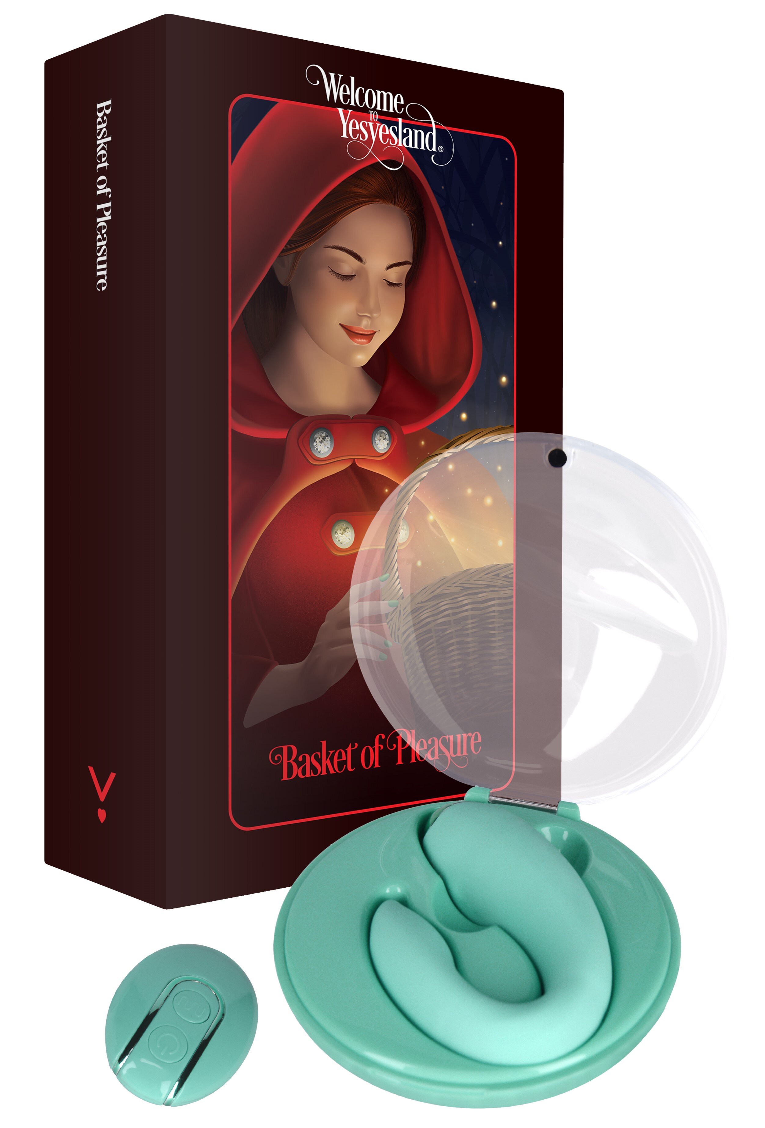 FairyGasm Vibrator Cuplu PleasureBerry 10 Moduri Vibratii Remote Control Silicon USB IPX7 Verde