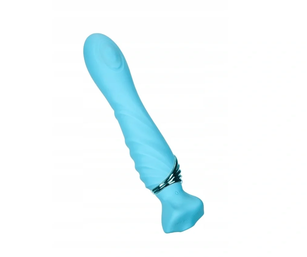 FairyGasm Vibrator Mermaids Extasy 6 Moduri Vibratii 6 Moduri Tapare Silicon USB Albastru