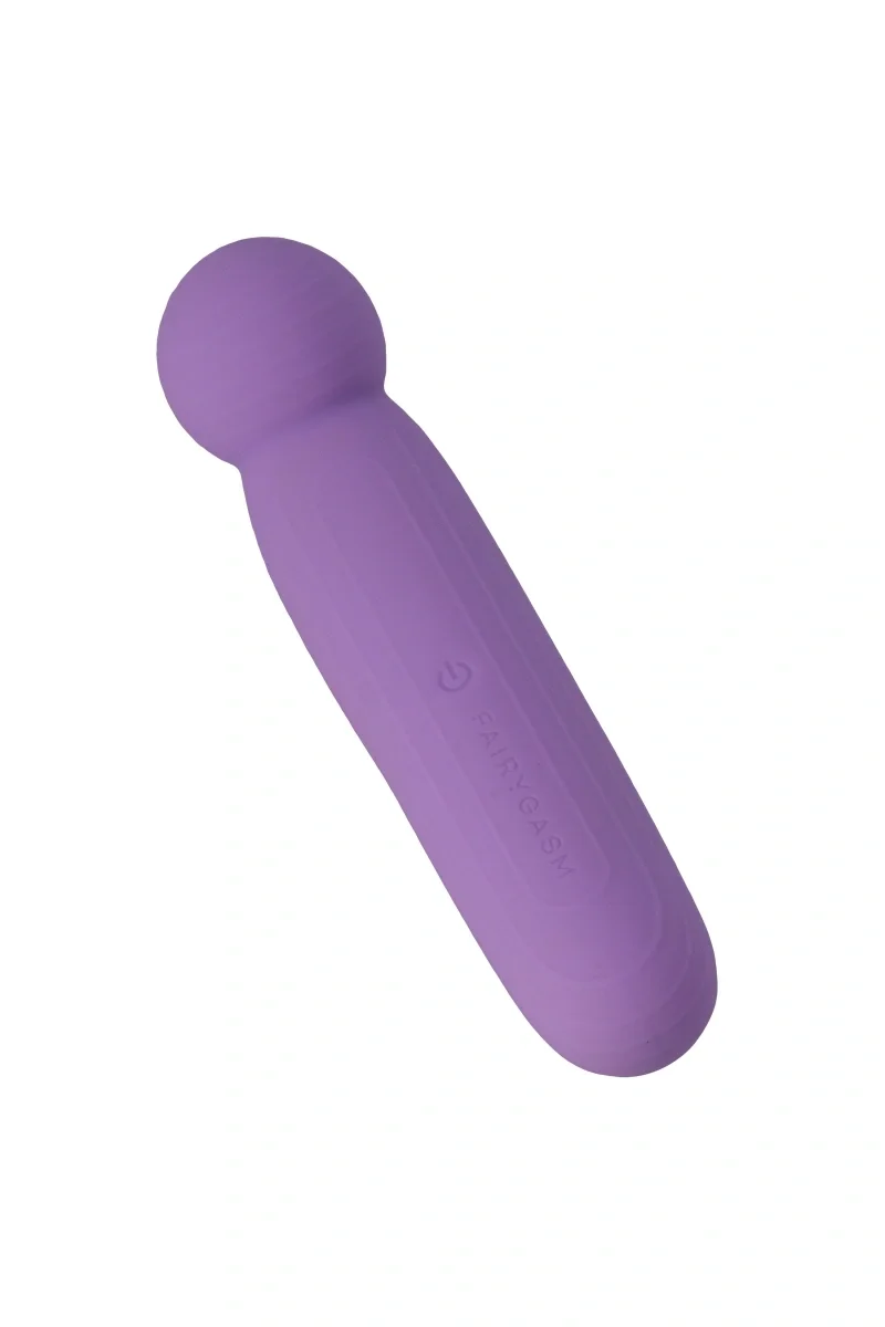 FairyGasm Vibrator Wand LustTree 10 Moduri Vibratii USB Violet 14.2 cm