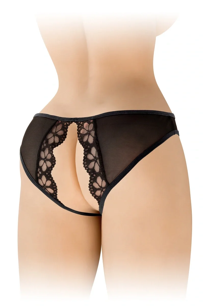 Fashion Secret Bikini Crotchless Ambre Negru S-L