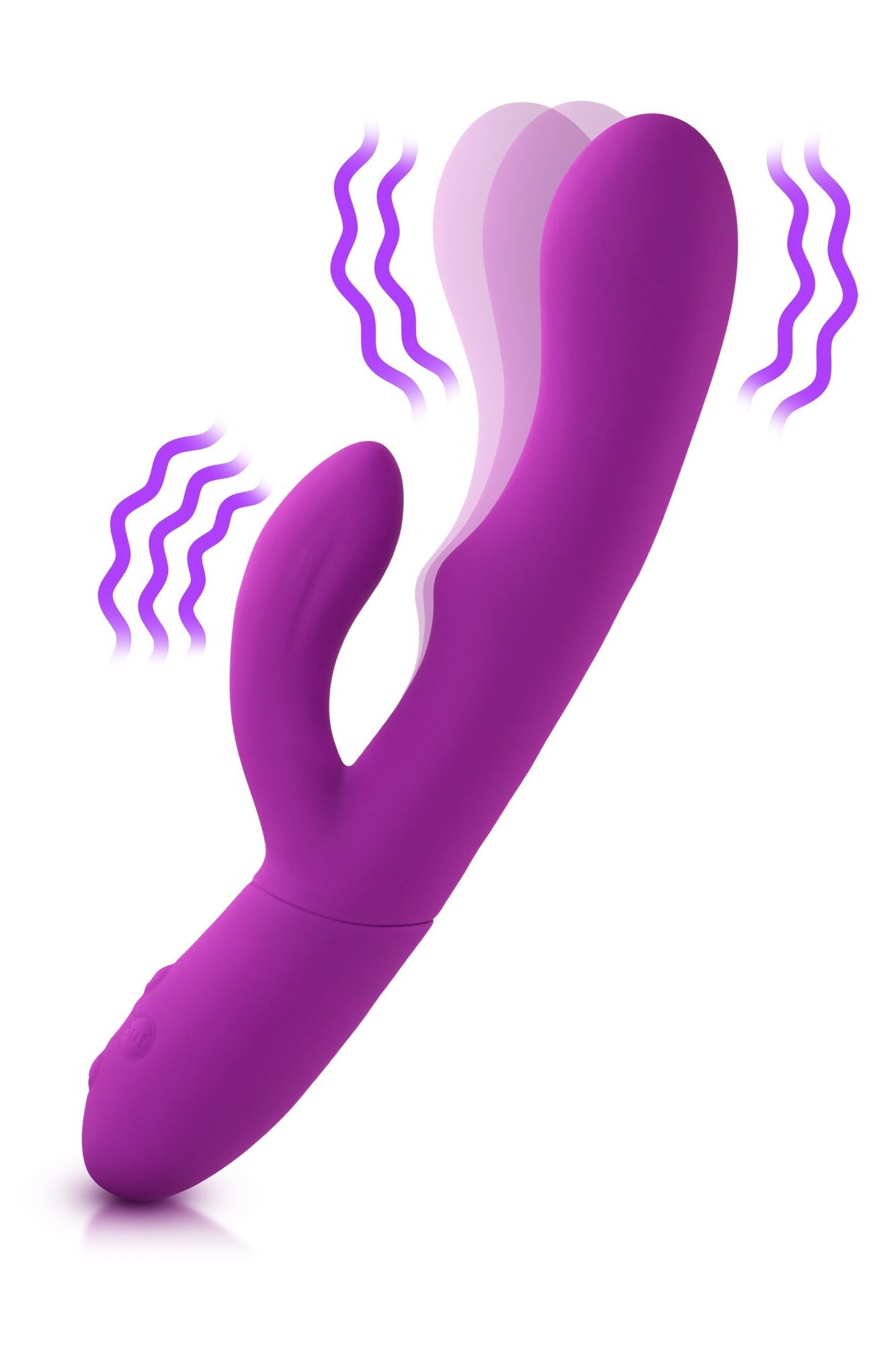 FemmeFunn Vibrator Ultra Rabbit 21 Moduri Stimulatoare Silicon Premium USB Mov 24.6 cm