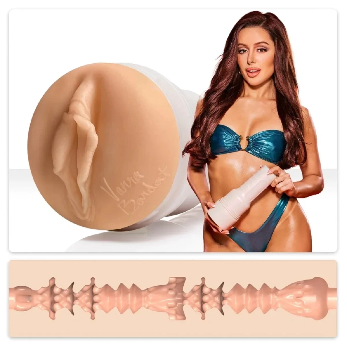 Fleshlight International SL Masturbator Fleshlight Pussy Vanna Bardot Dopamine Texture