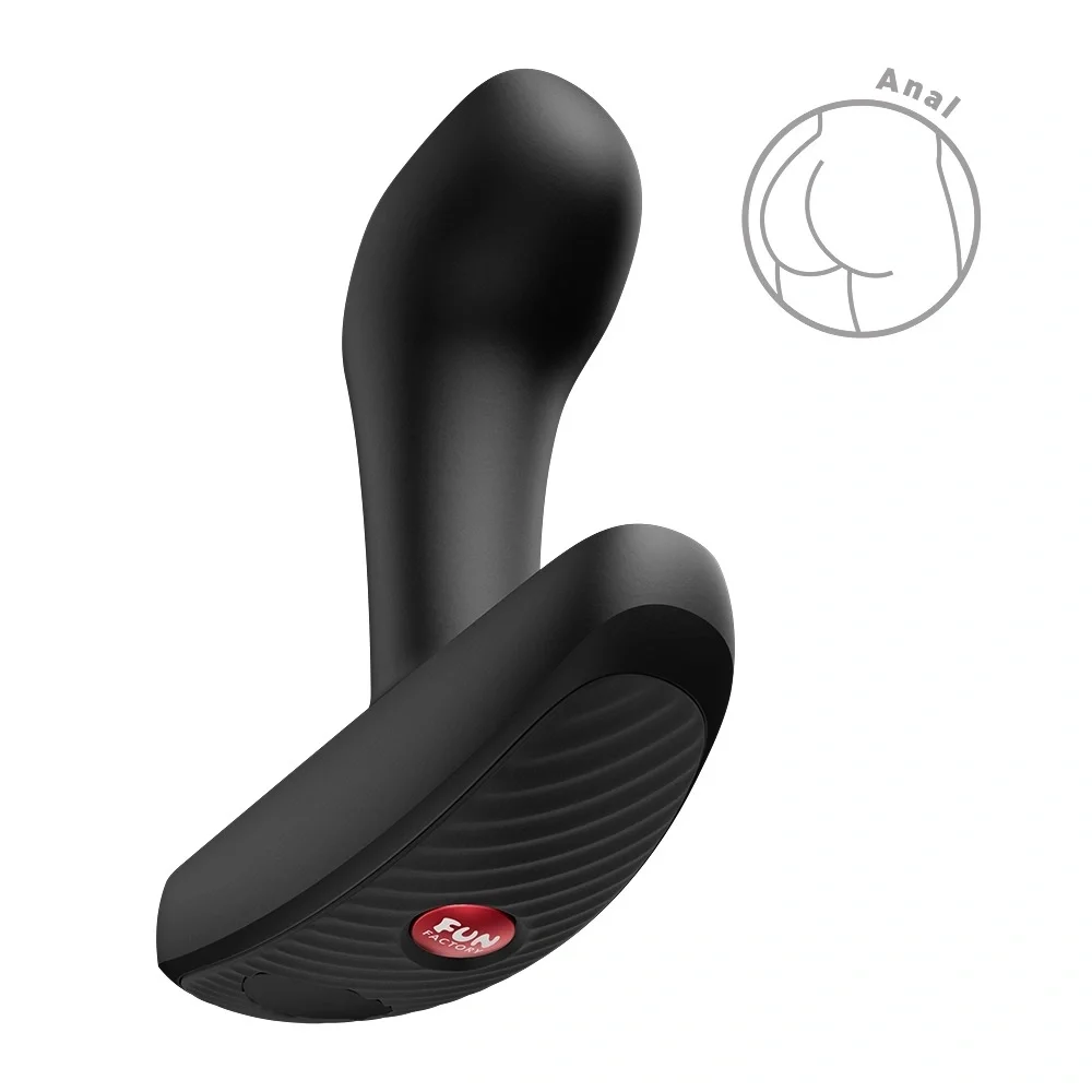 Fun Factory Vibrator Anal Bootie Vibe 12 Moduri Vibratii Silicon USB Negru 9.7 cm