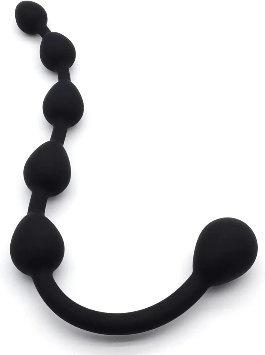 Guilty Toys Bile Anale Merra Anal Beads Silicon Negru 29.5 cm Backdoor Pleasure