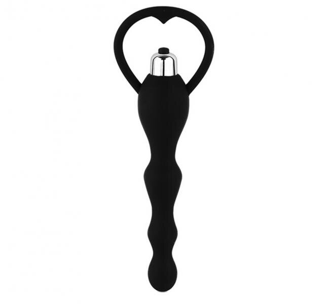 Guilty Toys Bile Anale Silkey 10 Moduri Vibratii Silicon Negru 17 cm