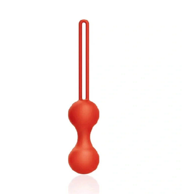 Guilty Toys Bile Vaginale Sissi Kegel Balls Silicon Rosu 16 cm Sexxify
