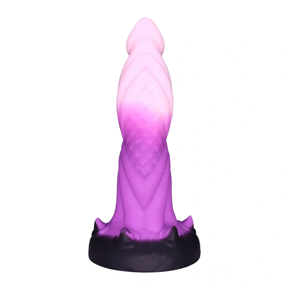 Guilty Toys Dildo Fantasy Galactic Cock cu Ventuza Silicon Lichid Multicolor 20.5 cm