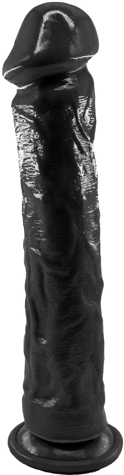 Guilty Toys Dildo Realist Big Jim cu Ventuza PVC Negru 27.5 cm
