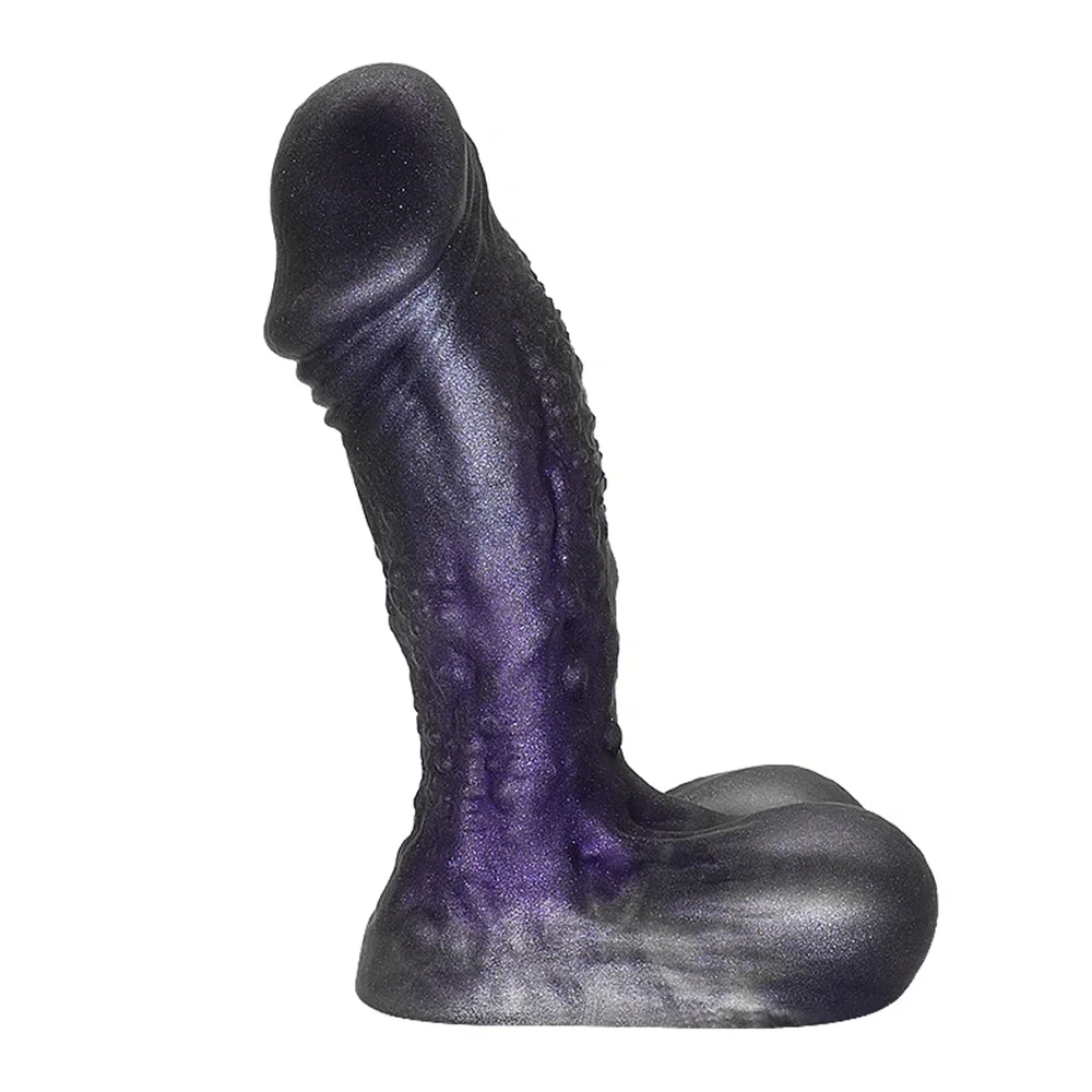 Guilty Toys Dildo Realist Ocean Wave Silicon Lichid Mov Inchis 16.5 cm