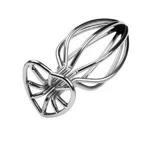 Guilty Toys Dop Anal Metal Heart Medium Argintiu