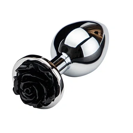 Guilty Toys Dop Anal Rose Pleasure Large Argintiu/Negru