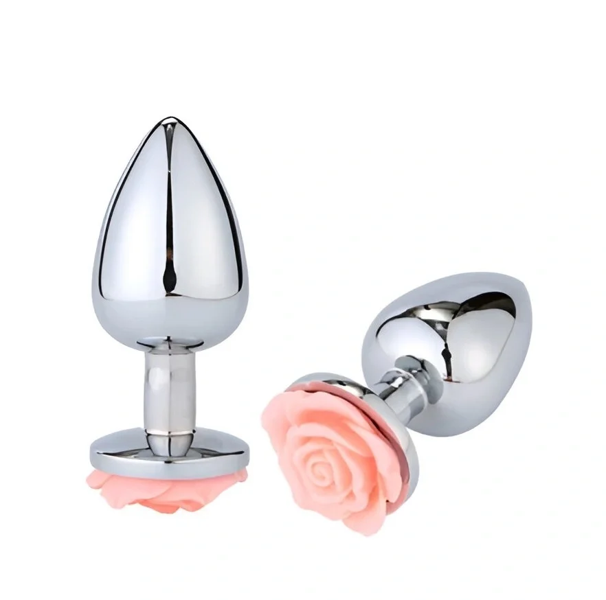 Guilty Toys Dop Anal Rose Pleasure Medium Argintiu/Roz