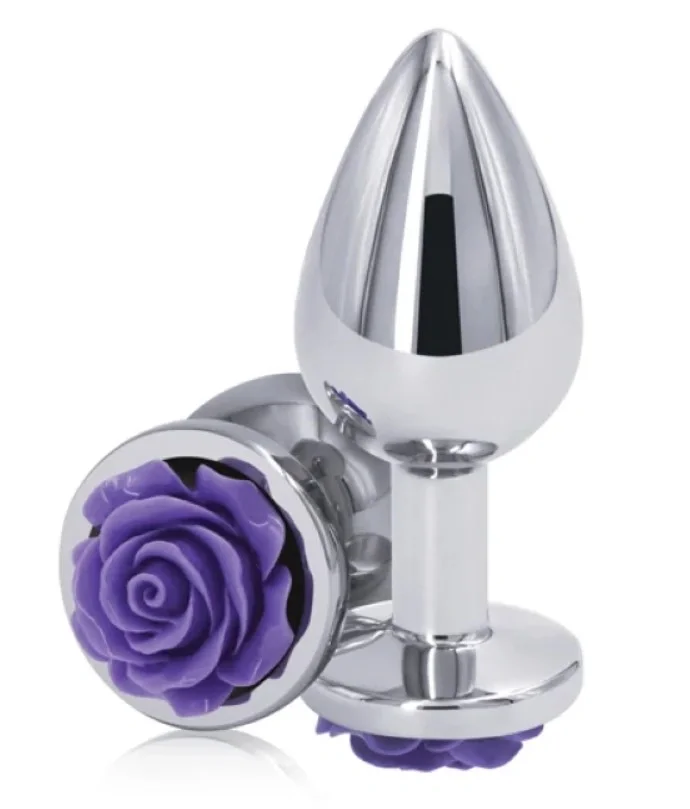 Guilty Toys Dop Anal Rose Pleasure Small Argintiu/Mov