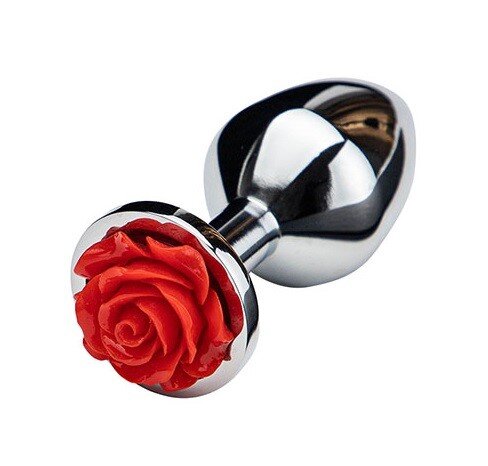 Guilty Toys Dop Anal Rose Pleasure Small Argintiu/Rosu