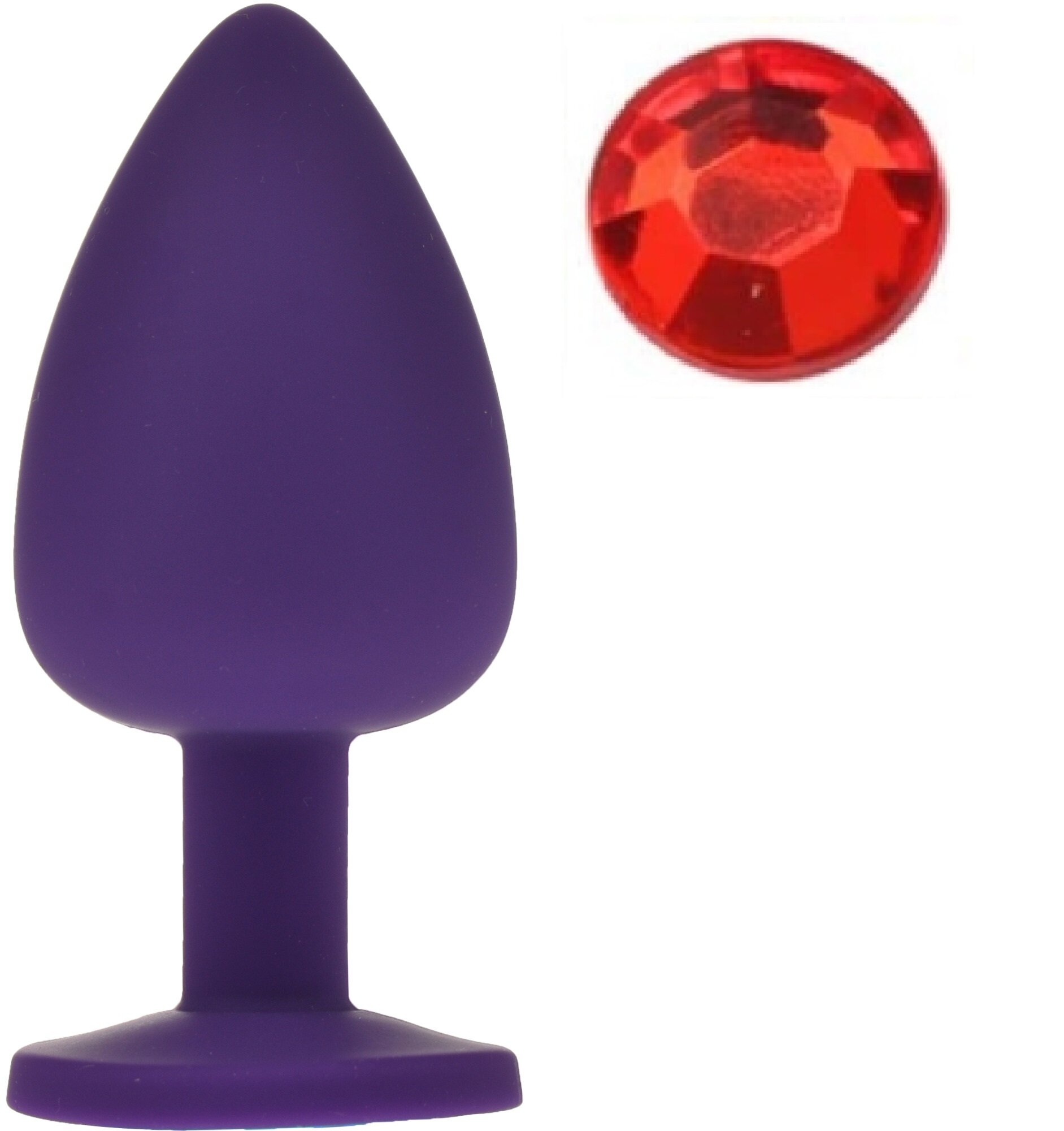 Guilty Toys Dop Anal Silicone Buttplug Large Mov/Rosu