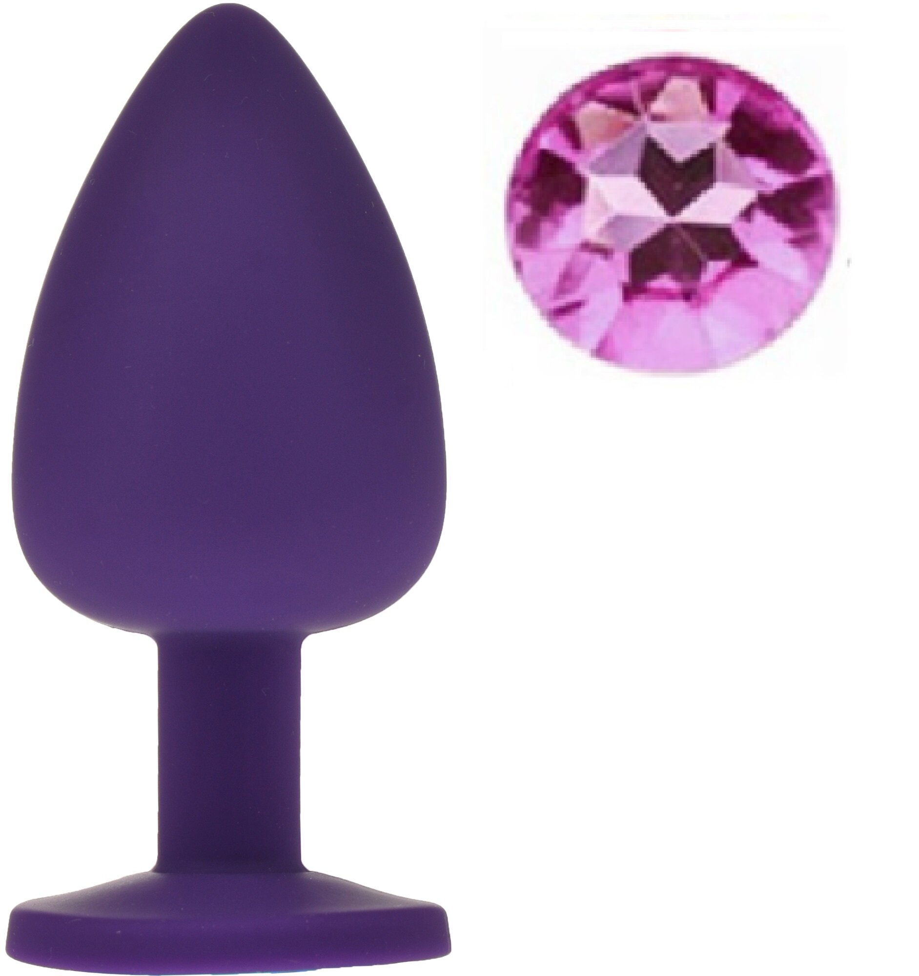 Guilty Toys Dop Anal Silicone Buttplug Large Mov/Roz