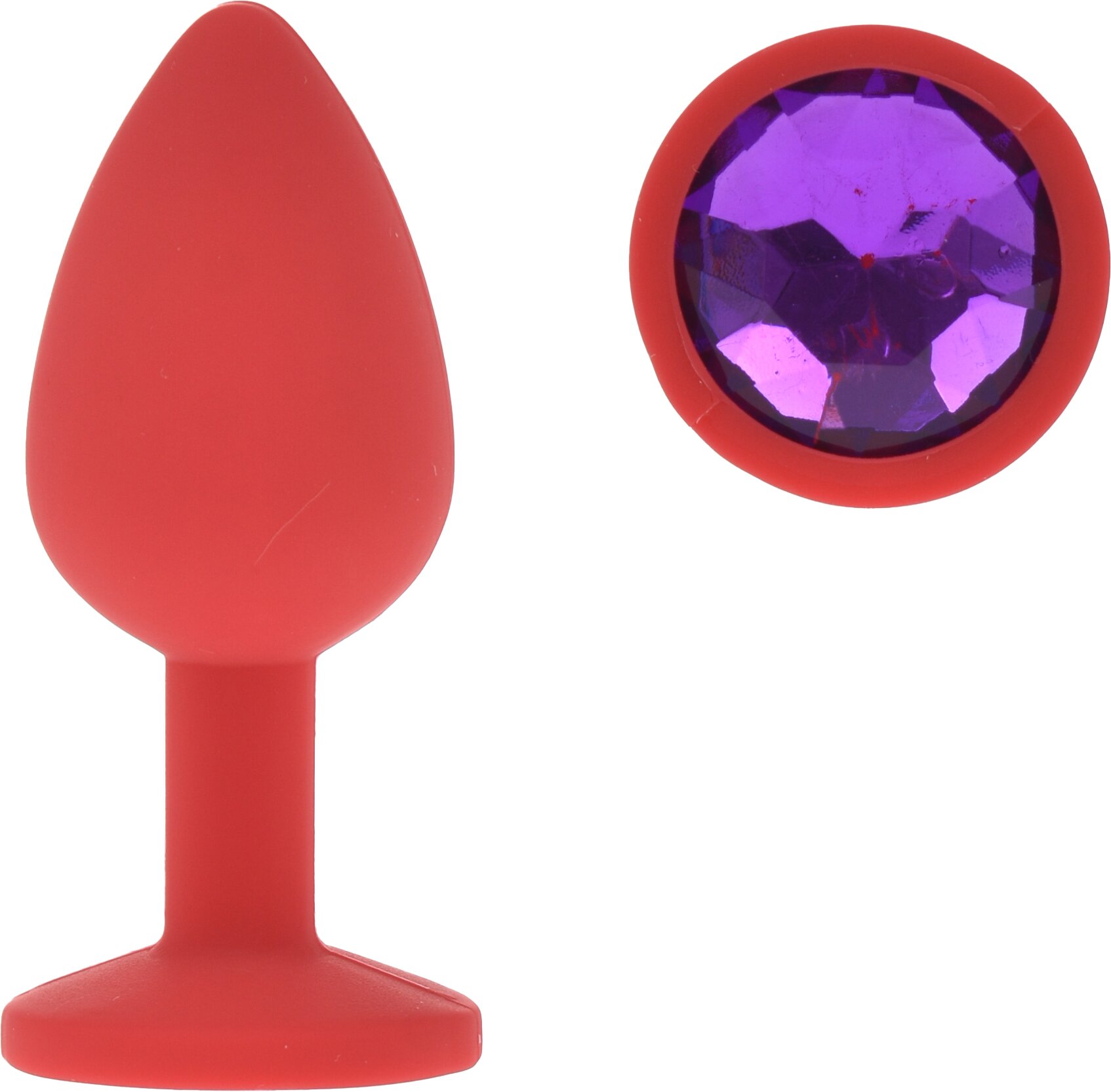 Guilty Toys Dop Anal Silicone Buttplug Small Rosu/Mov