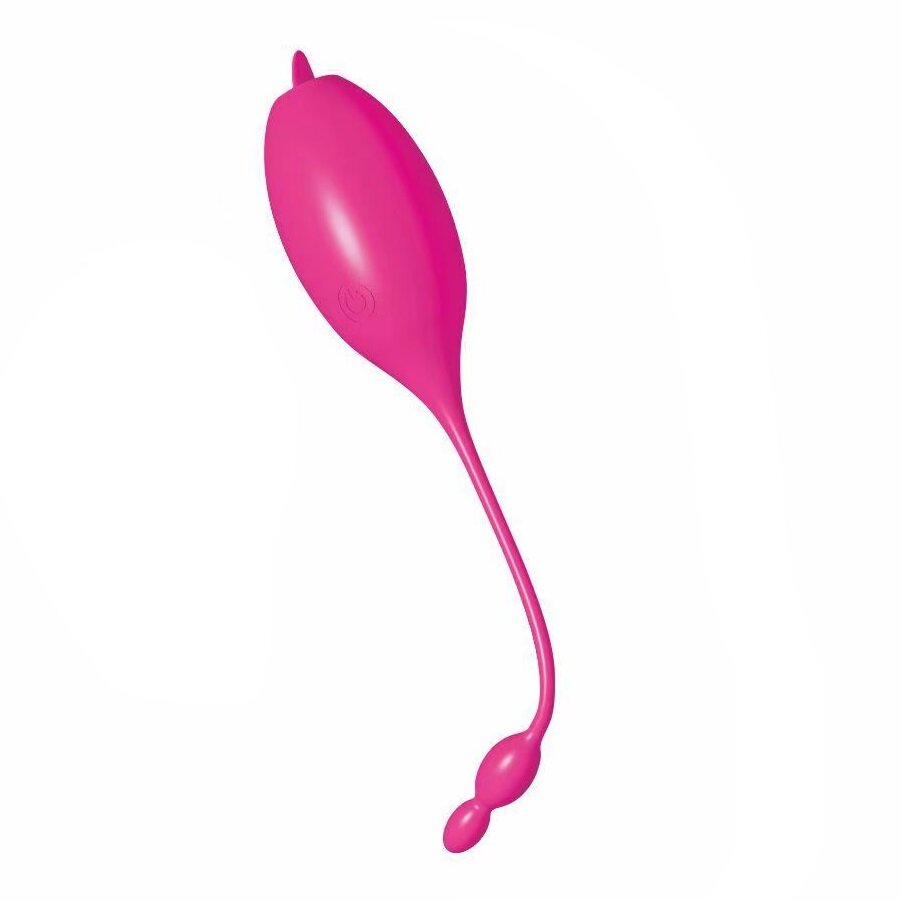 Guilty Toys Ou Vibrator Mini Tongue 10 Moduri Vibratii Silicon USB Roz