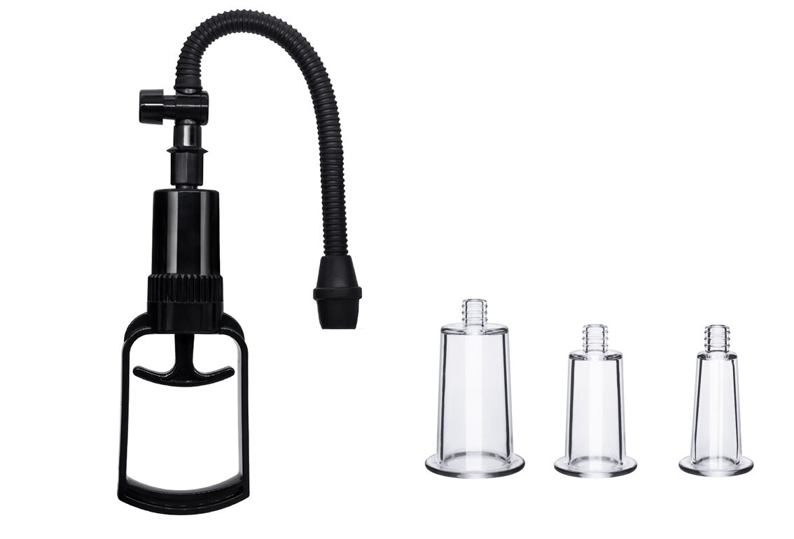 Guilty Toys Pompa Manuala pentru Sani si Clitoris 3 Cupe