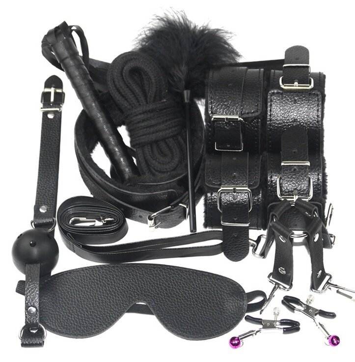 Guilty Toys Set BDSM 10 Piese Sinner Negru