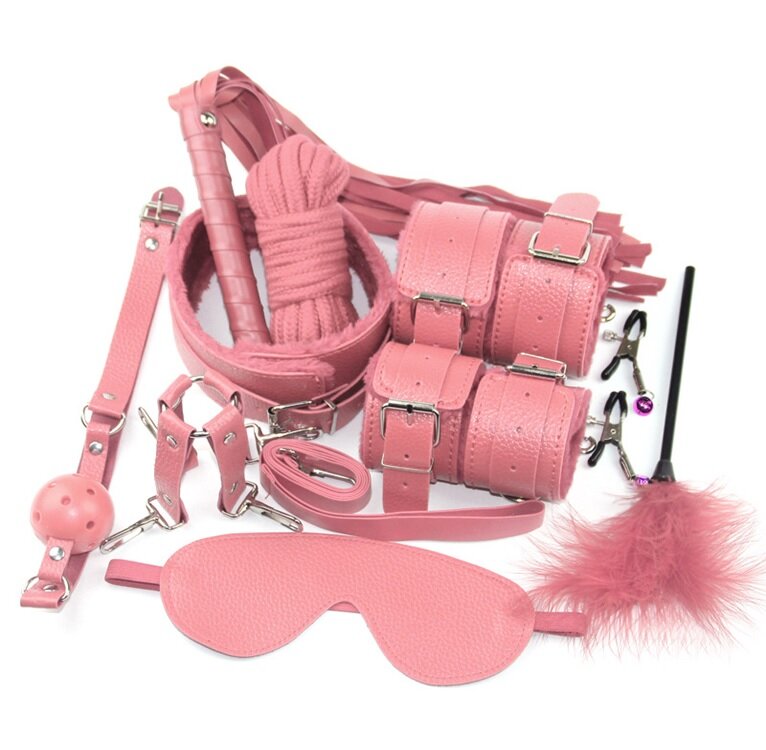 Guilty Toys Set BDSM 10 Piese Sinner Roz