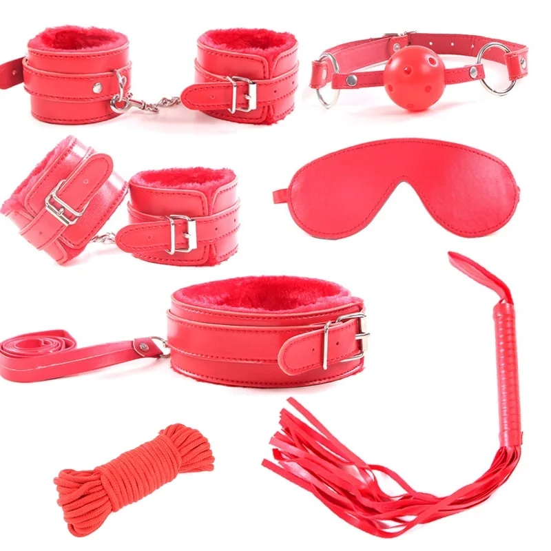 Guilty Toys Set BDSM 7 Piese Discipline Me! Rosu