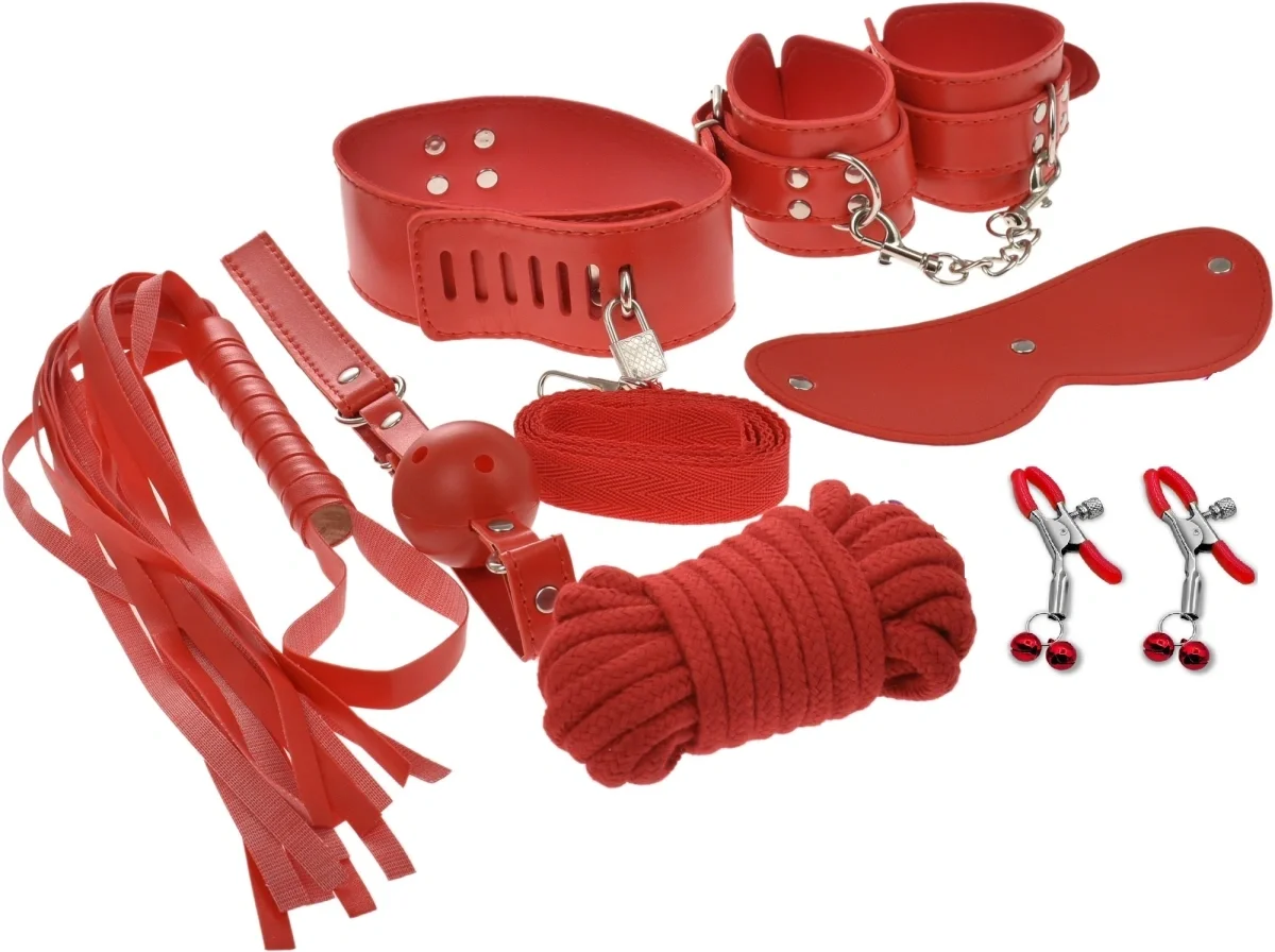 Guilty Toys Set BDSM 7 Piese Harass Me! Rosu