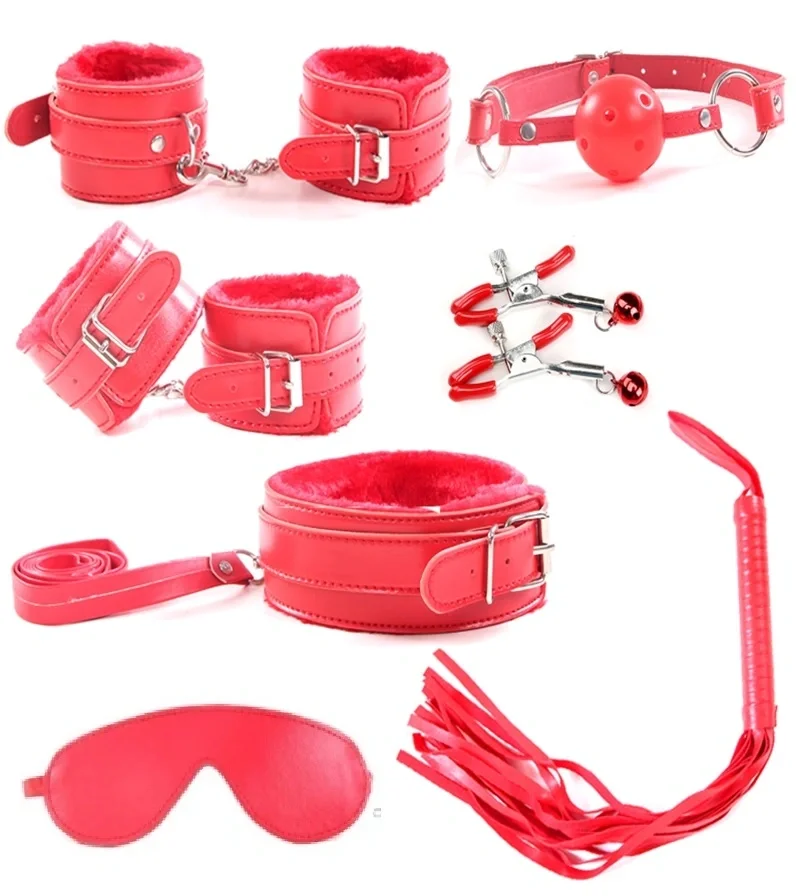 Guilty Toys Set BDSM 7 Piese Obey Me! Rosu