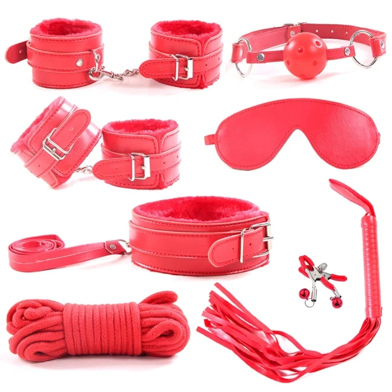 Guilty Toys Set BDSM 8 Piese Fear Me! Rosu