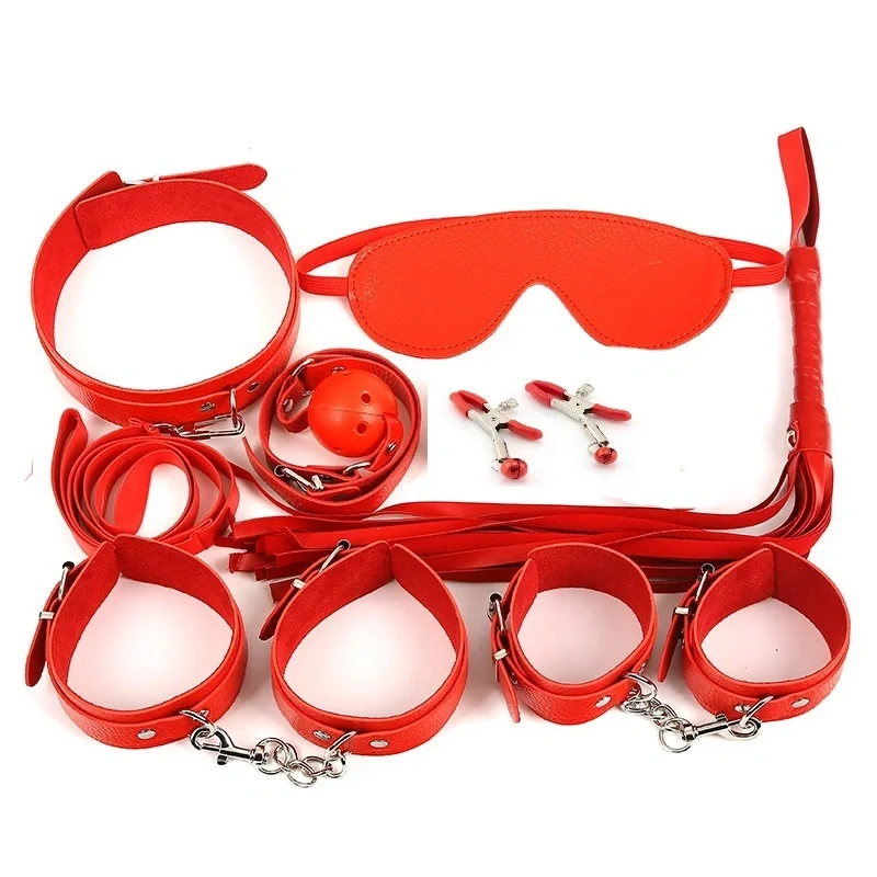 Guilty Toys Set BDSM Pleasure & Power 7 Piese Rosu