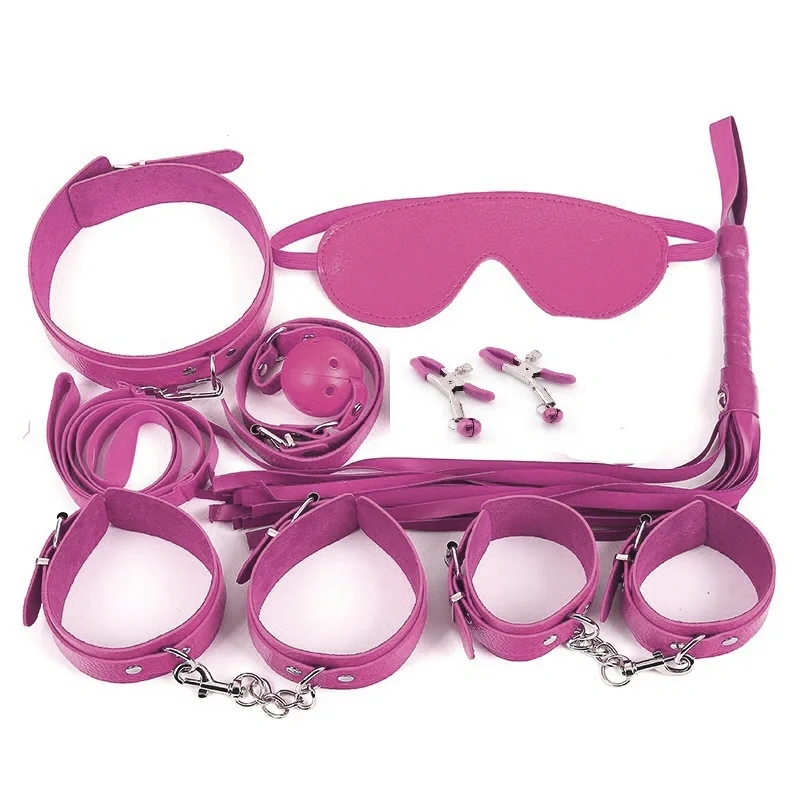 Guilty Toys Set BDSM Pleasure & Power 7 Piese Roz
