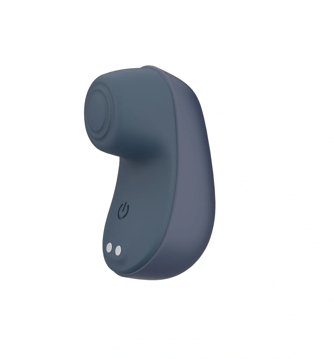 Guilty Toys Stimulator Clitoris Mini 10 Moduri Pulsatii Silicon USB Magnetic Albastru Inchis 6.2 cm