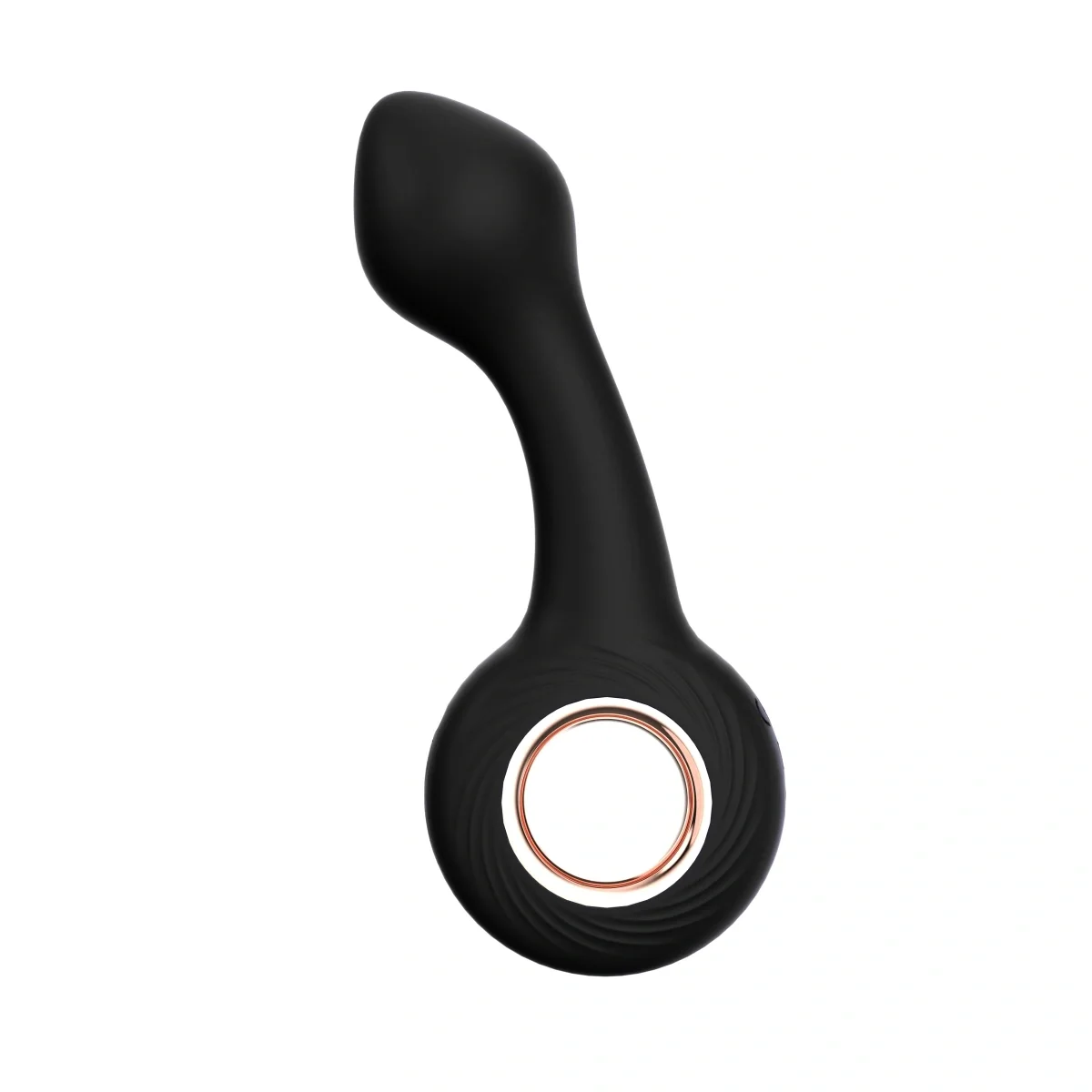 Guilty Toys Vibrator Anal Ken 12 Moduri Vibratii Silicon USB Negru 13.8 cm