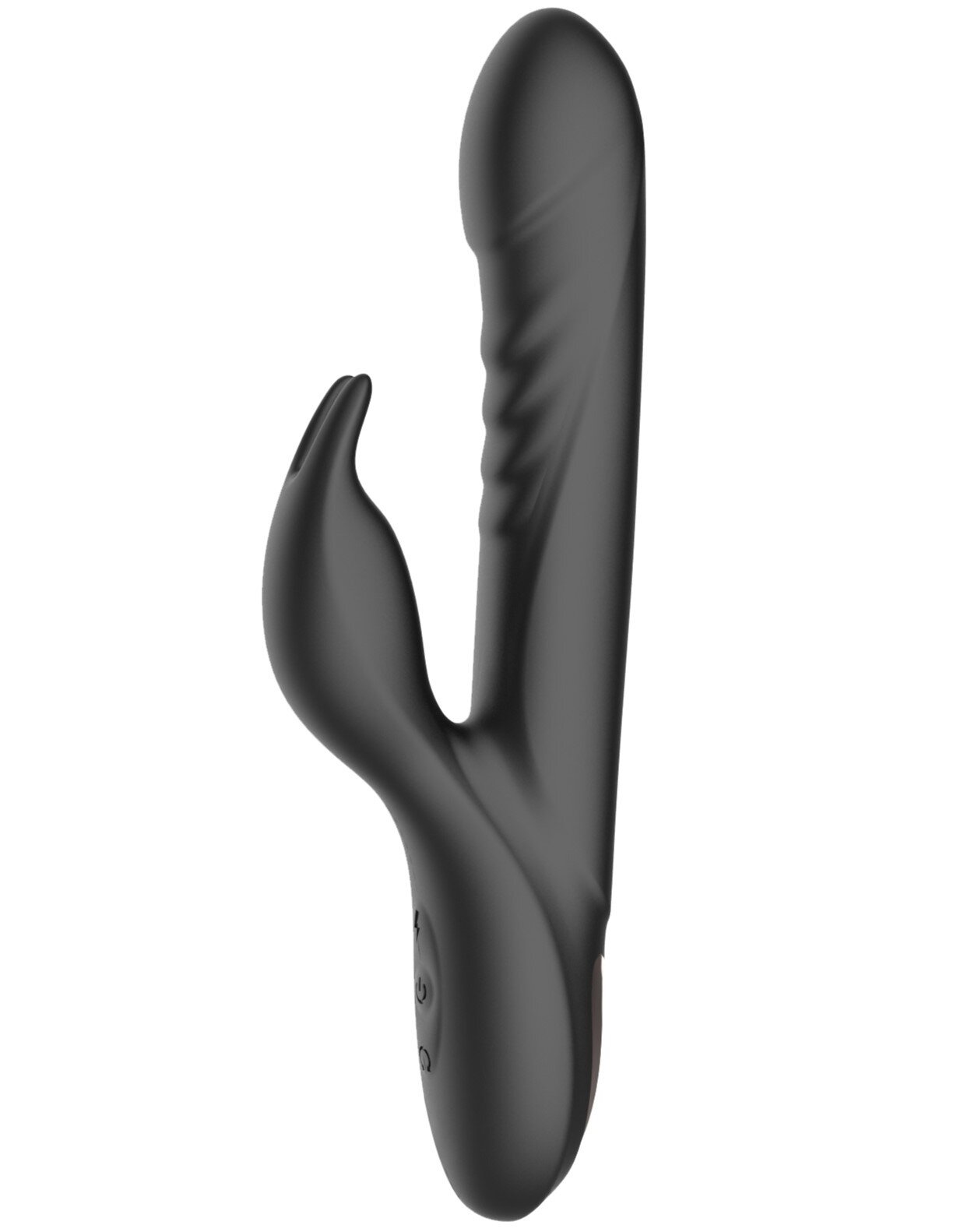 Guilty Toys Vibrator Iepuras Yasmin 3+7 Moduri Stimulatoare Silicon USB Negru 22.5 cm Glamour