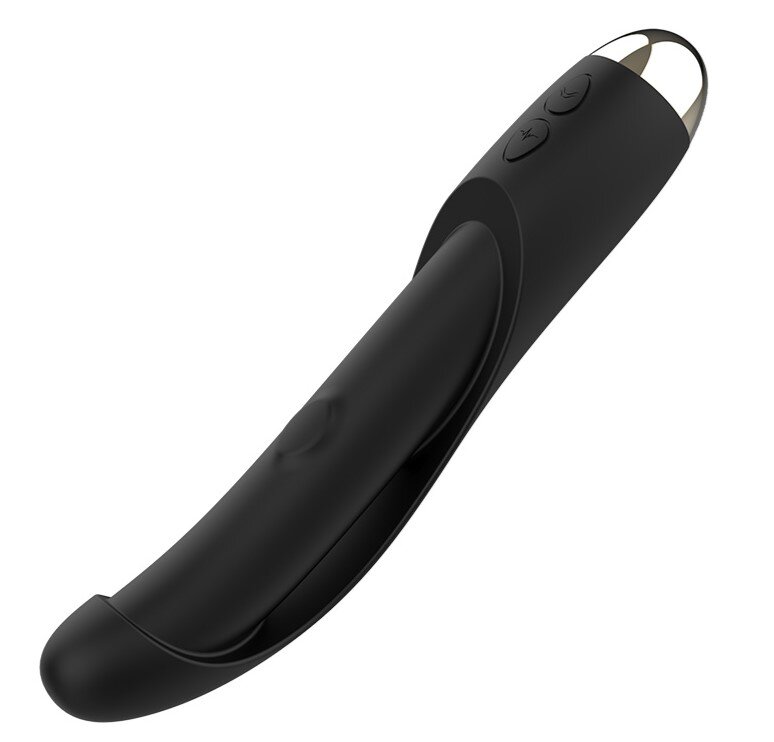 Guilty Toys Vibrator Twilight Vibrating&Patting 10+10 Moduri Stimulatoare USB Magnetic Silicon Negru 21 cm Glamour