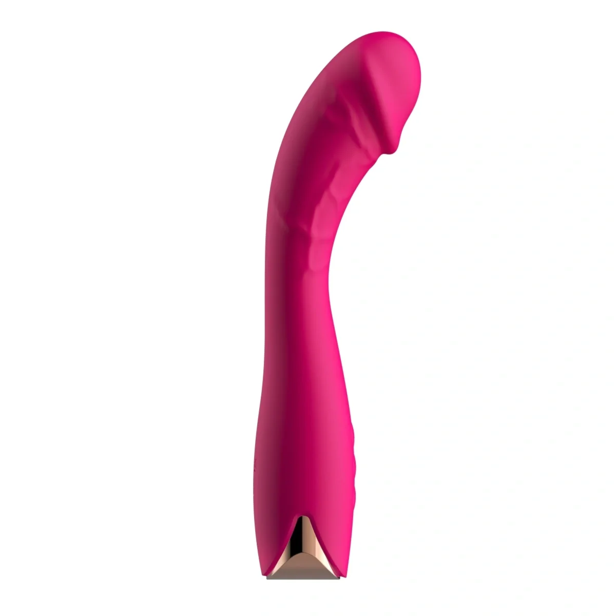 Guilty Toys Vibrator Velvet Curve pentru Punctul G 10 Moduri Vibratii 4 Viteze Silicon USB Roz 21.4 cm