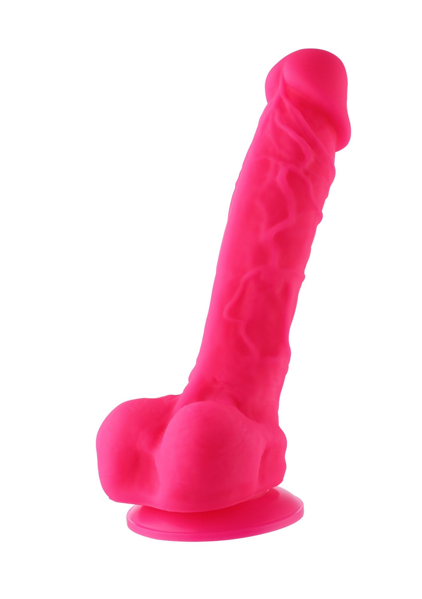 Hismith Dildo Realist Conectare KlicLok pentru Masini de Sex Roz 21 cm